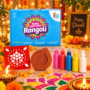 iLearnNgrow Diwali DIY Rangoli Kit - Traditional Rangoli - Art & Craft