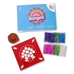 iLearnNgrow Diwali DIY Rangoli Kit - Traditional Rangoli - DIY Kits