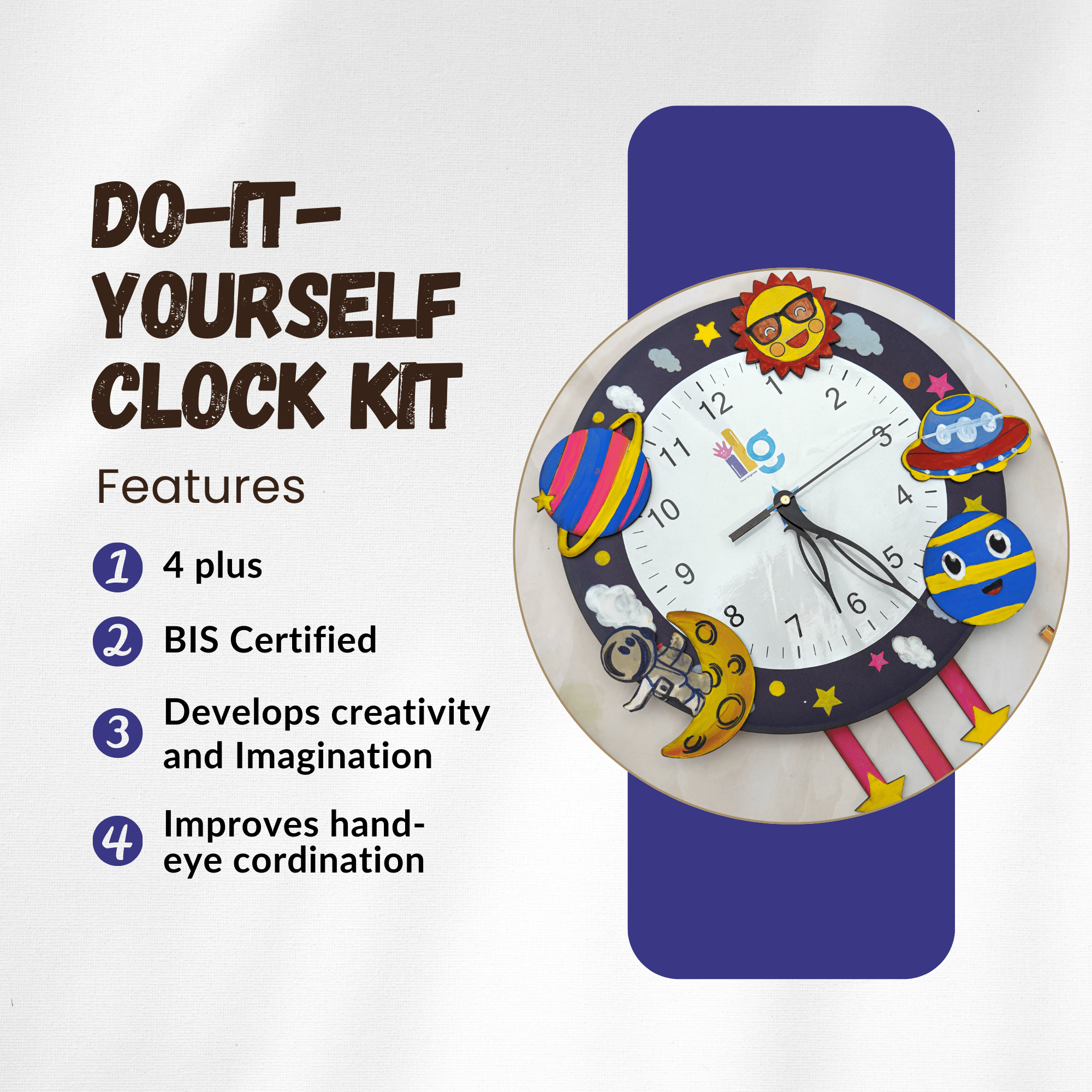 iLearnNgrow DIY Clock - ILGDIYCLOCK