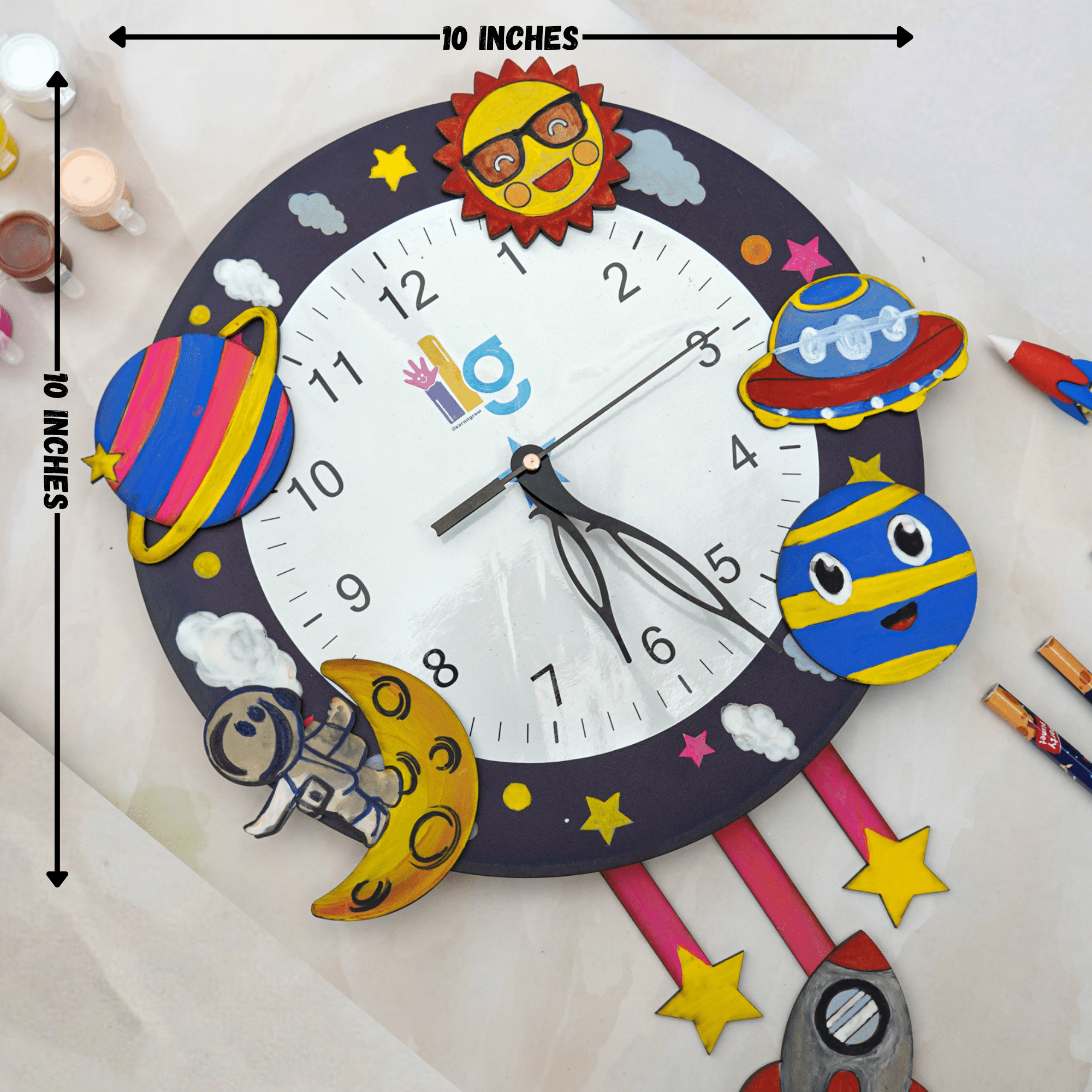 iLearnNgrow DIY Clock - ILGDIYCLOCK