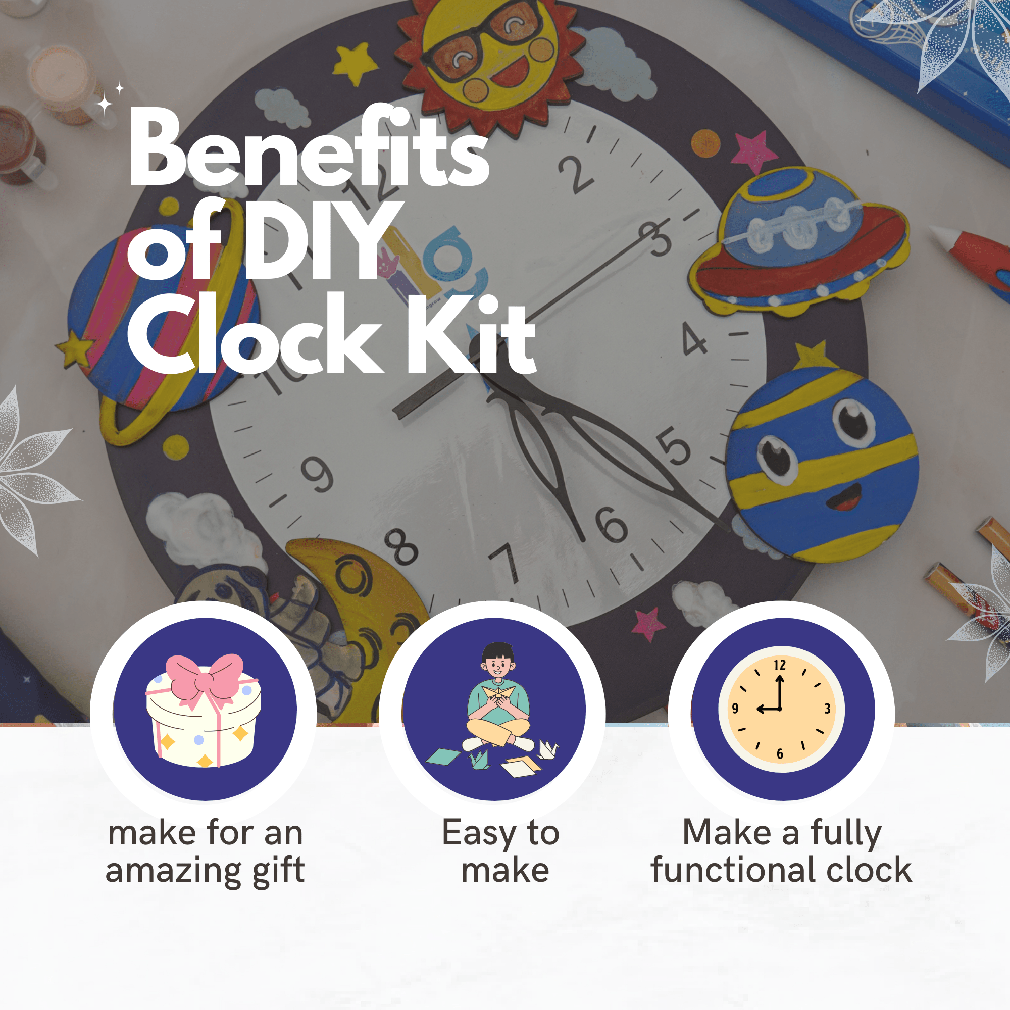 iLearnNgrow DIY Clock - ILGDIYCLOCK
