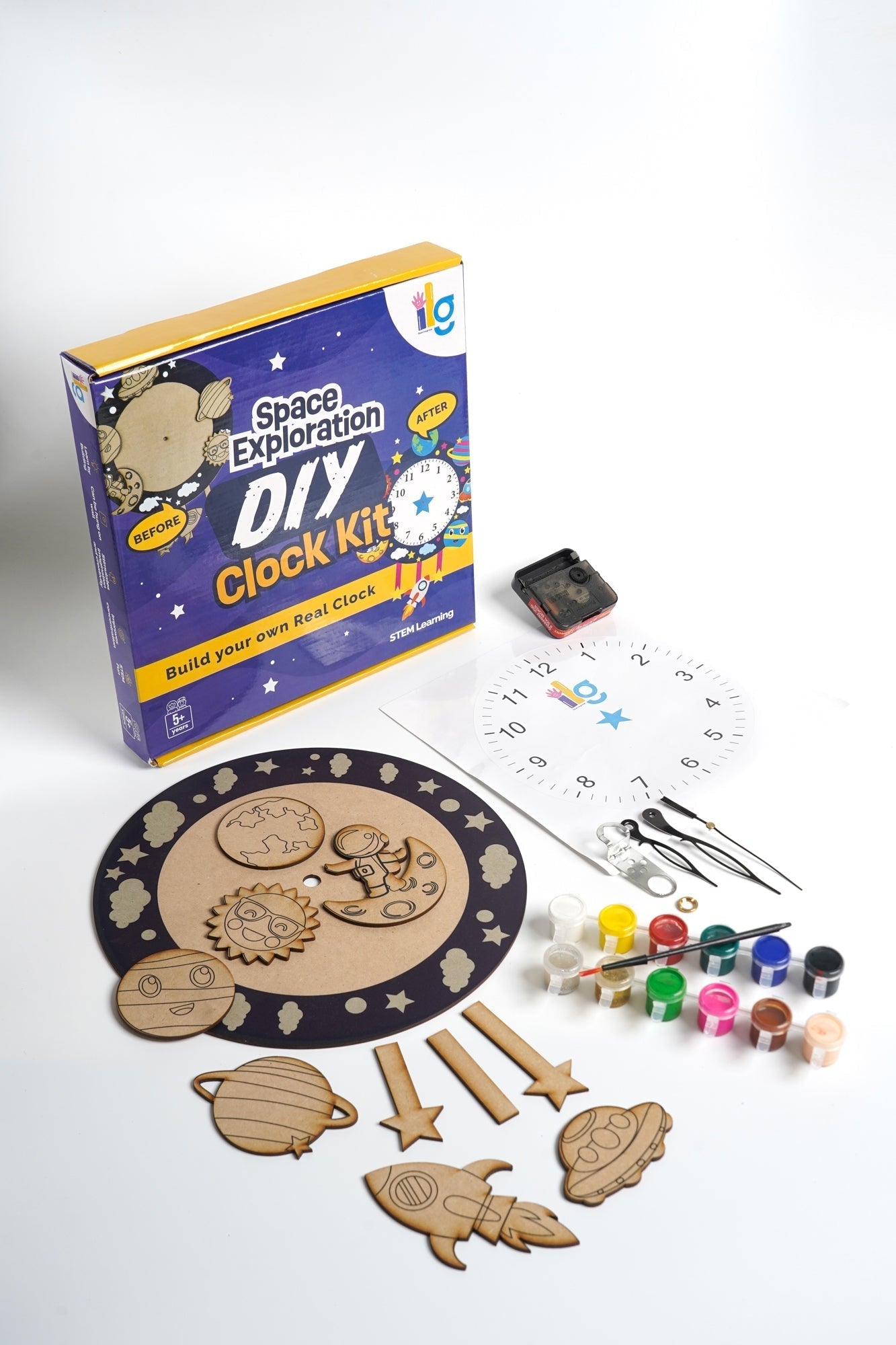 iLearnNgrow DIY Clock - ILGDIYCLOCK