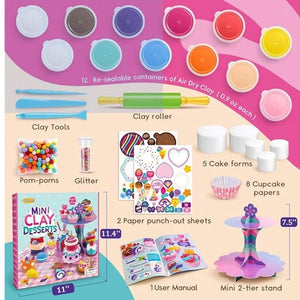 Ilearnngrow DIY Dessert Clay Making kit - Art & Craft