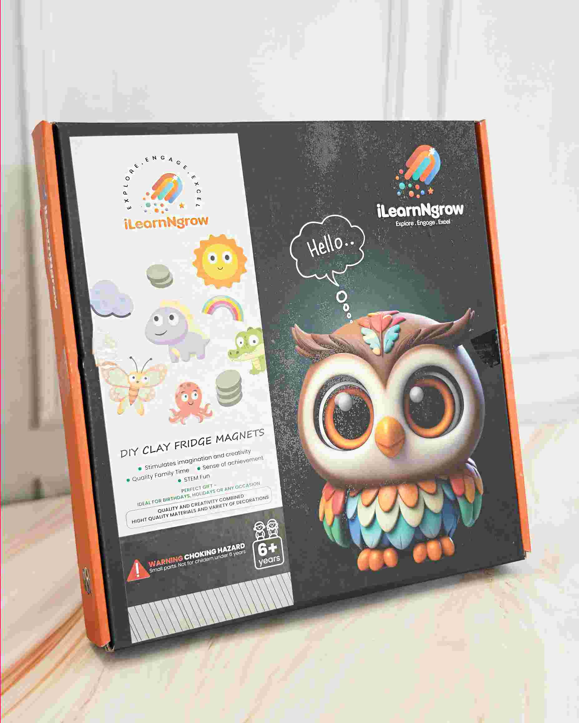Ilearnngrow DIY Fridge Clay Magnet - ILGDIYFM
