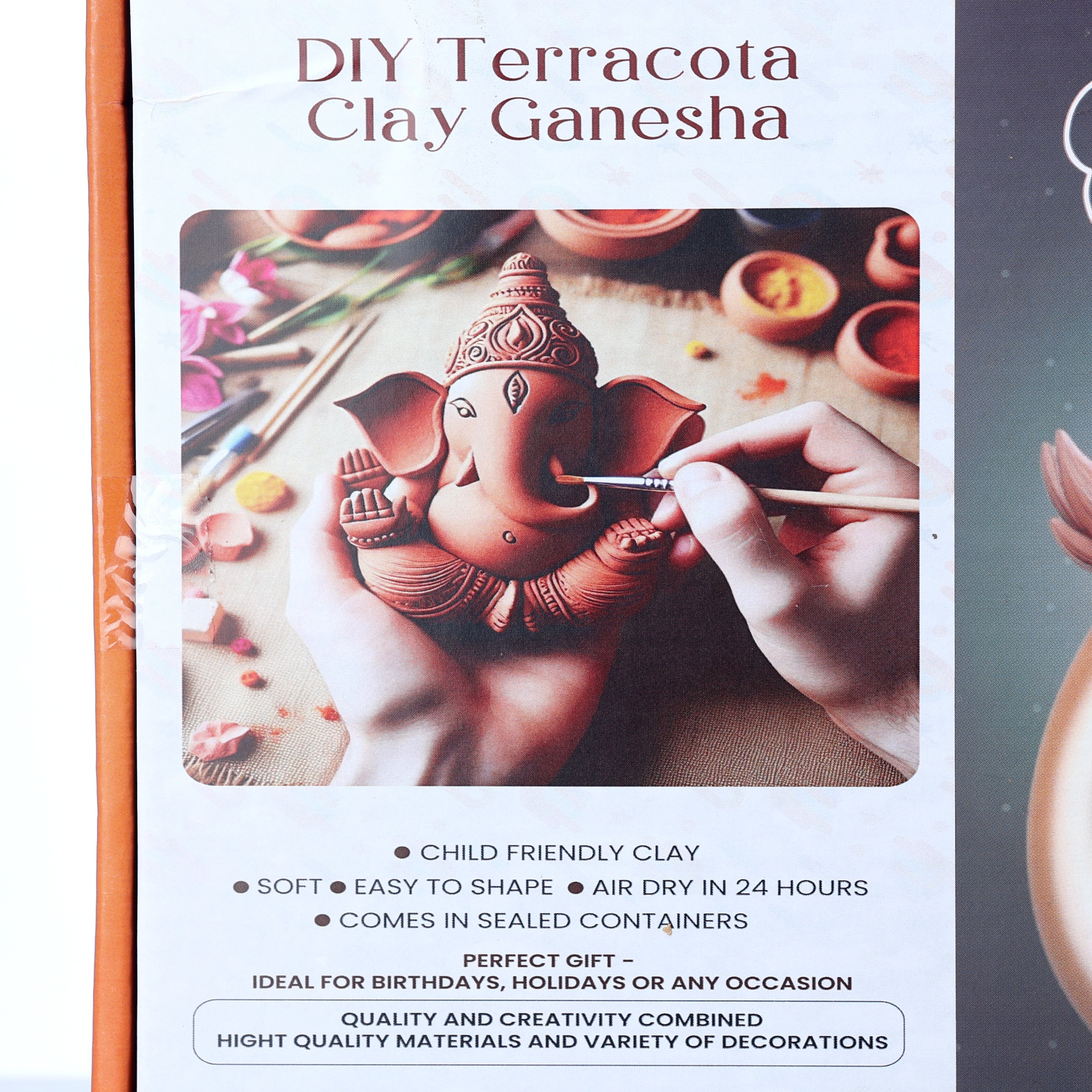 iLearnNgrow DIY Ganesh Ji Clay - ILGD021