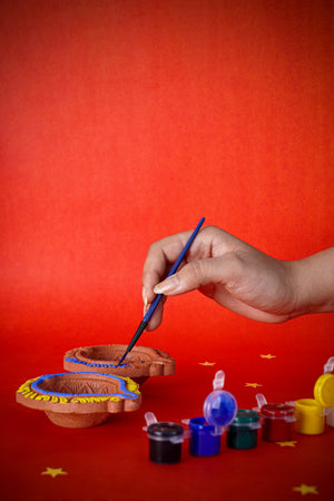 iLearnNgrow DIY - Paint and Decorate Your Own Diyas - DIY Kits