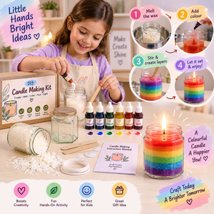 iLearnNgrow DIY Rainbow Candle - Art & Craft