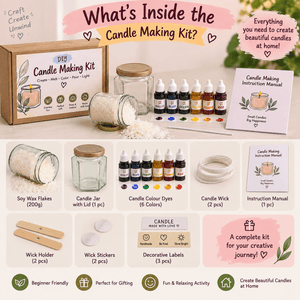 iLearnNgrow DIY Rainbow Candle - Art & Craft