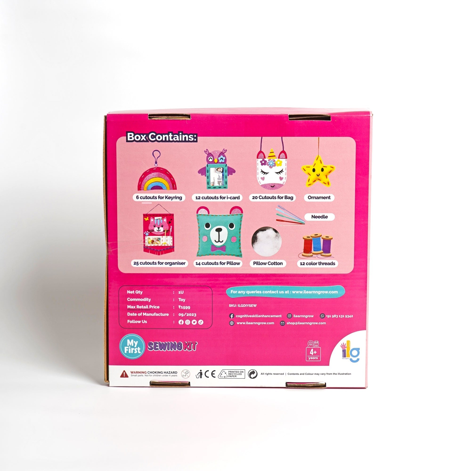 iLearnNgrow DIY Sew Kit - ILGDIYSEW
