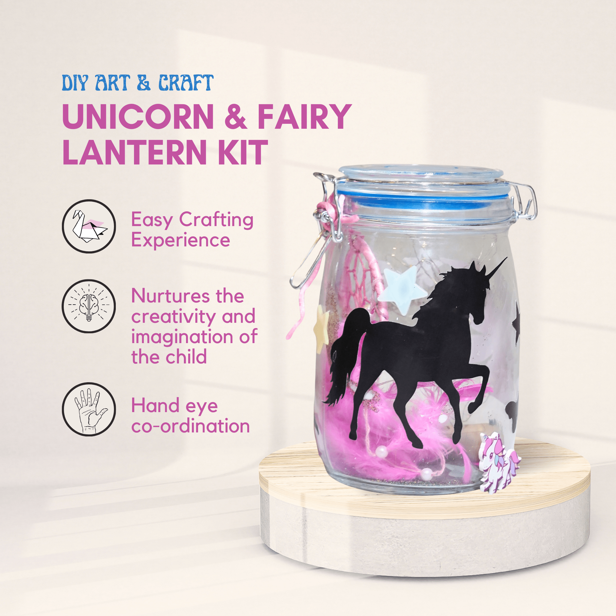iLearnNgrow DIY Unicorn Lantern - ILGDIYFRUC