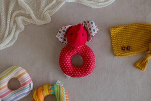 iLearnNgrow Elephant Face shaped Rattle - ILGRATE