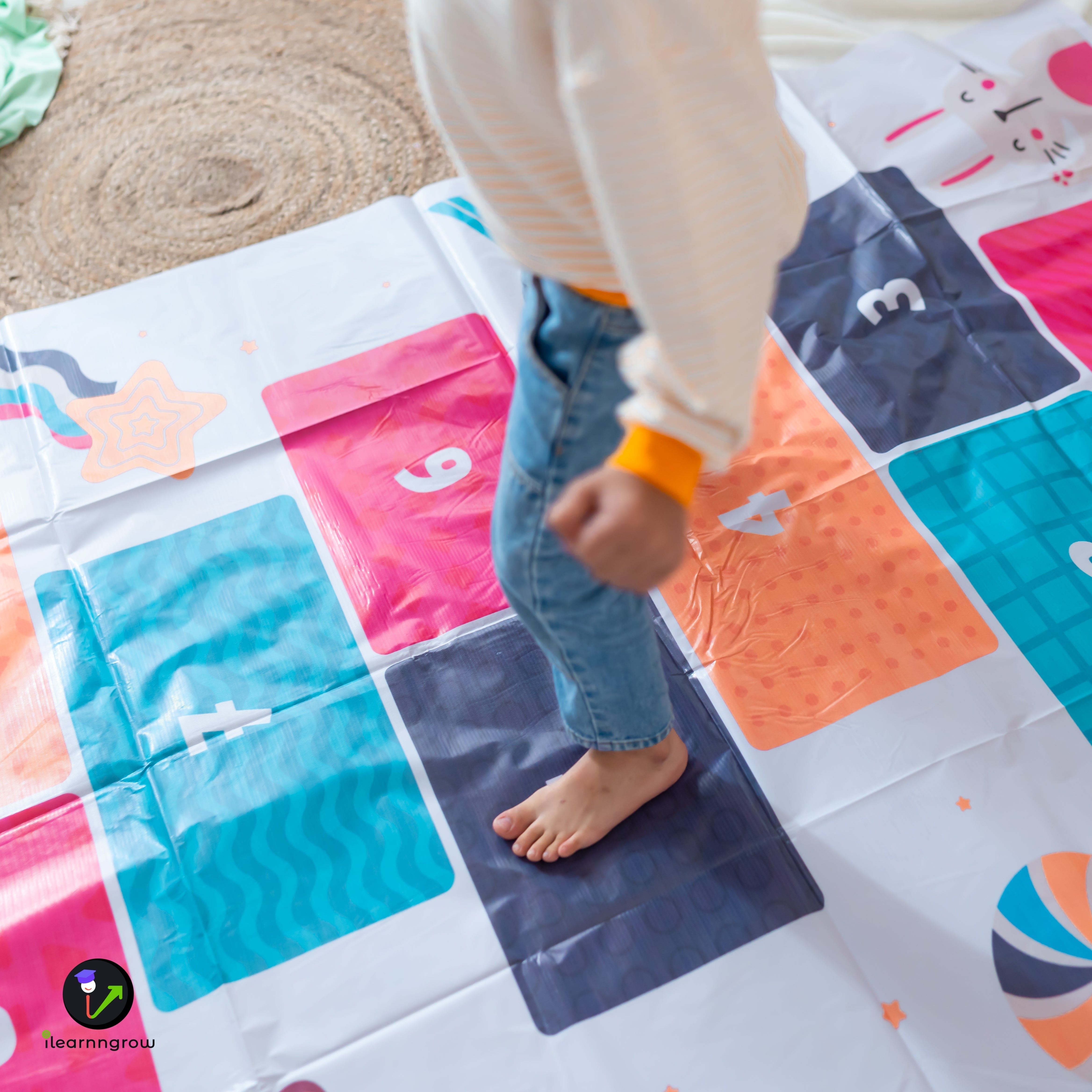 iLearnNgrow Hop Scotch Play Mat - ILGHSPM