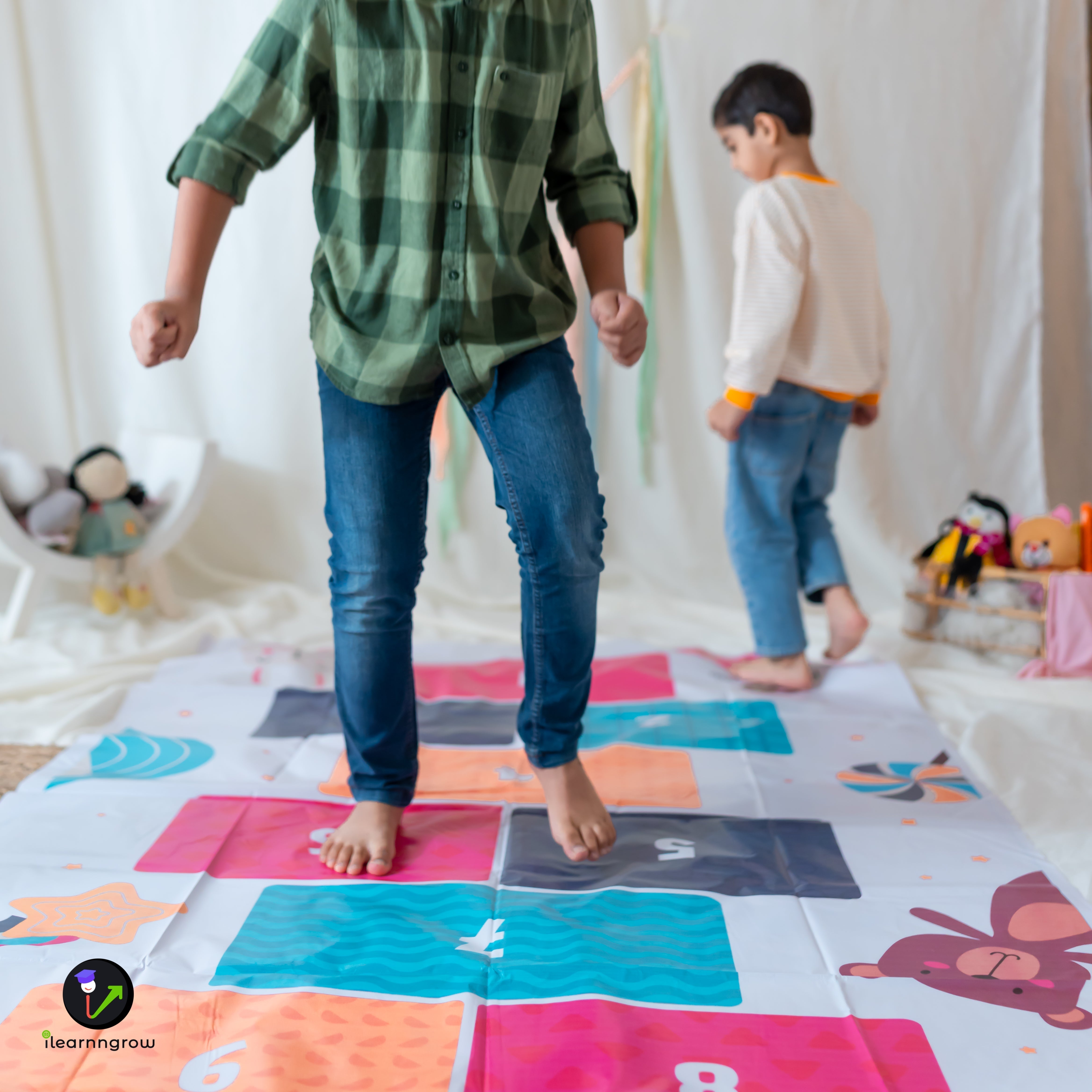 iLearnNgrow Hop Scotch Play Mat - ILGHSPM