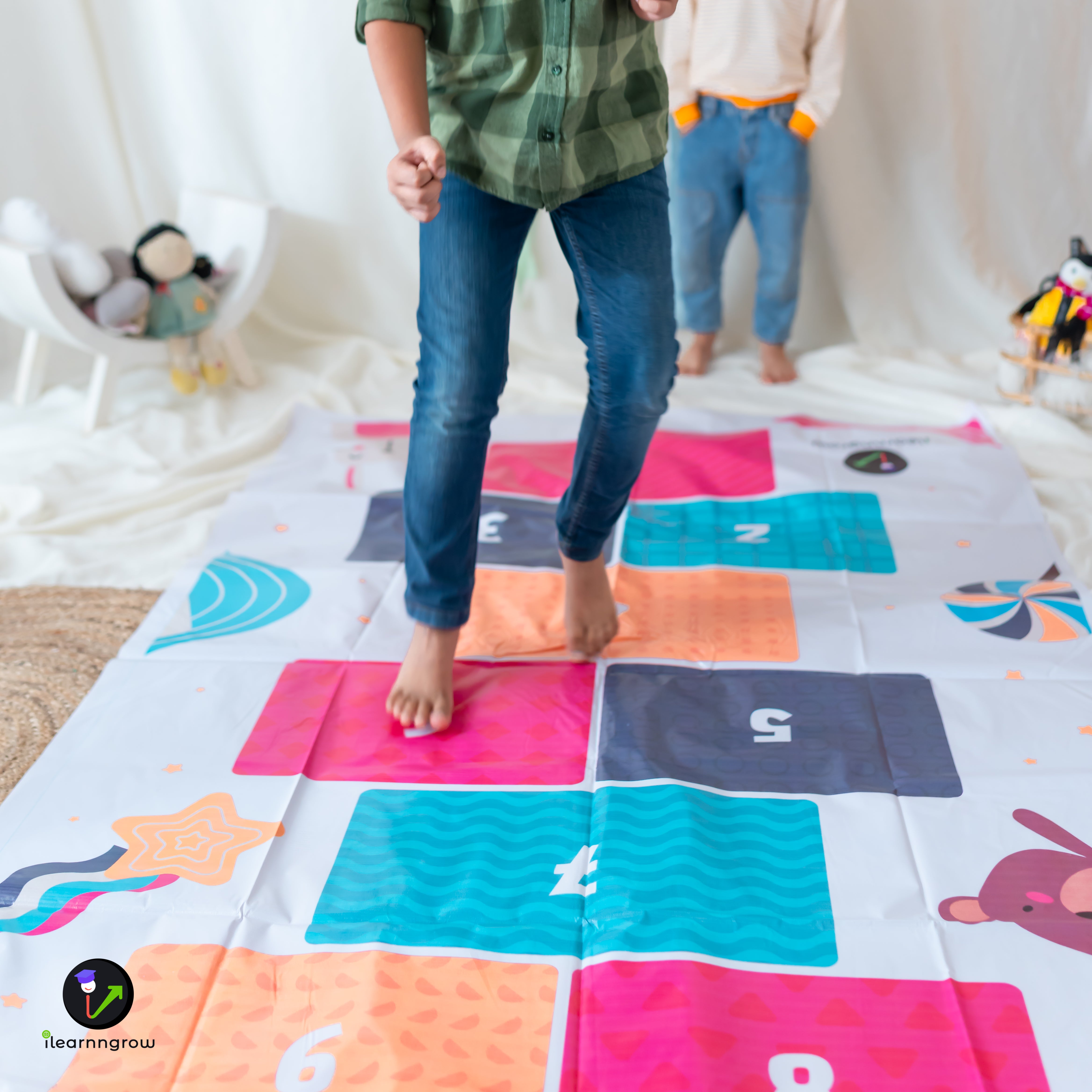 iLearnNgrow Hop Scotch Play Mat - ILGHSPM