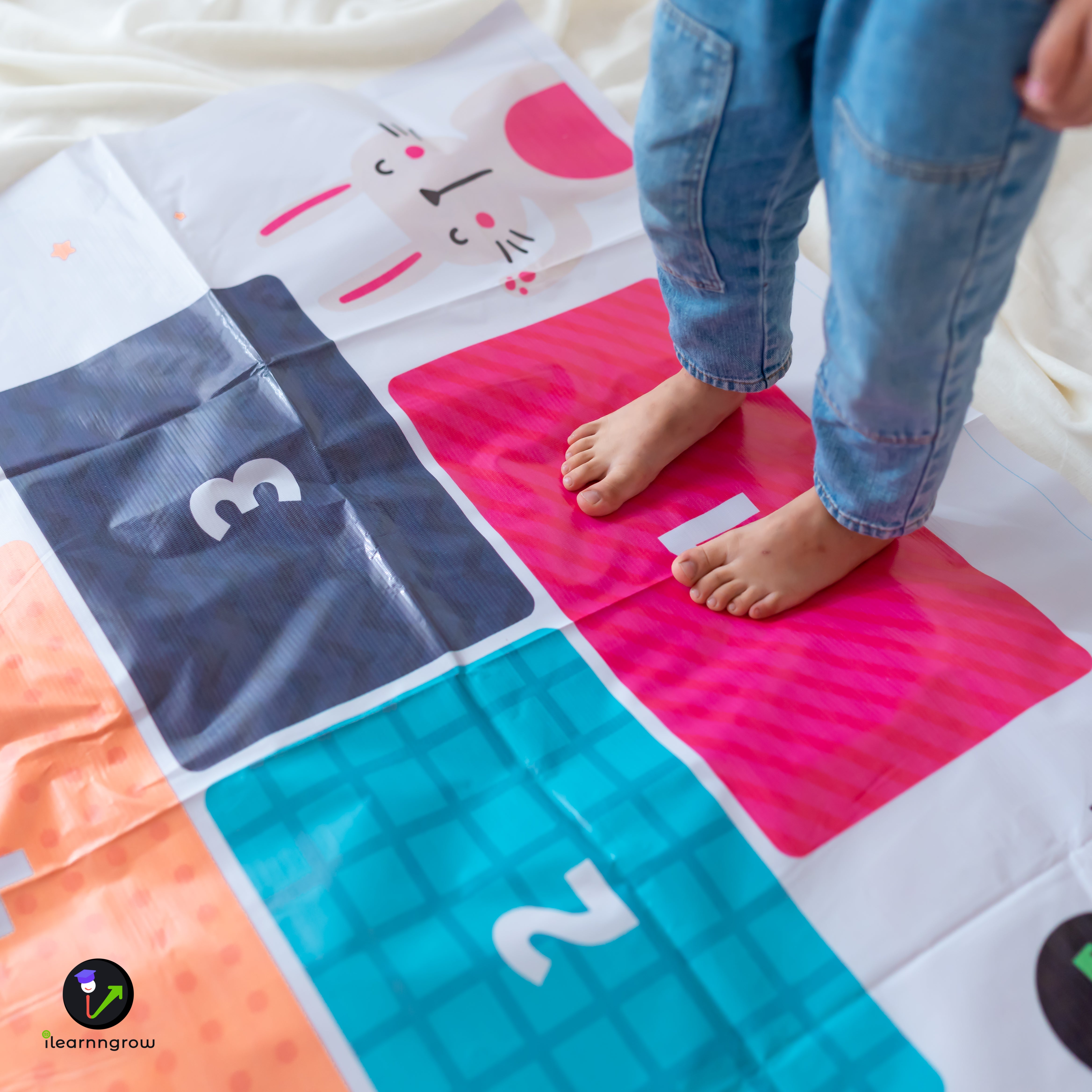 iLearnNgrow Hop Scotch Play Mat - ILGHSPM