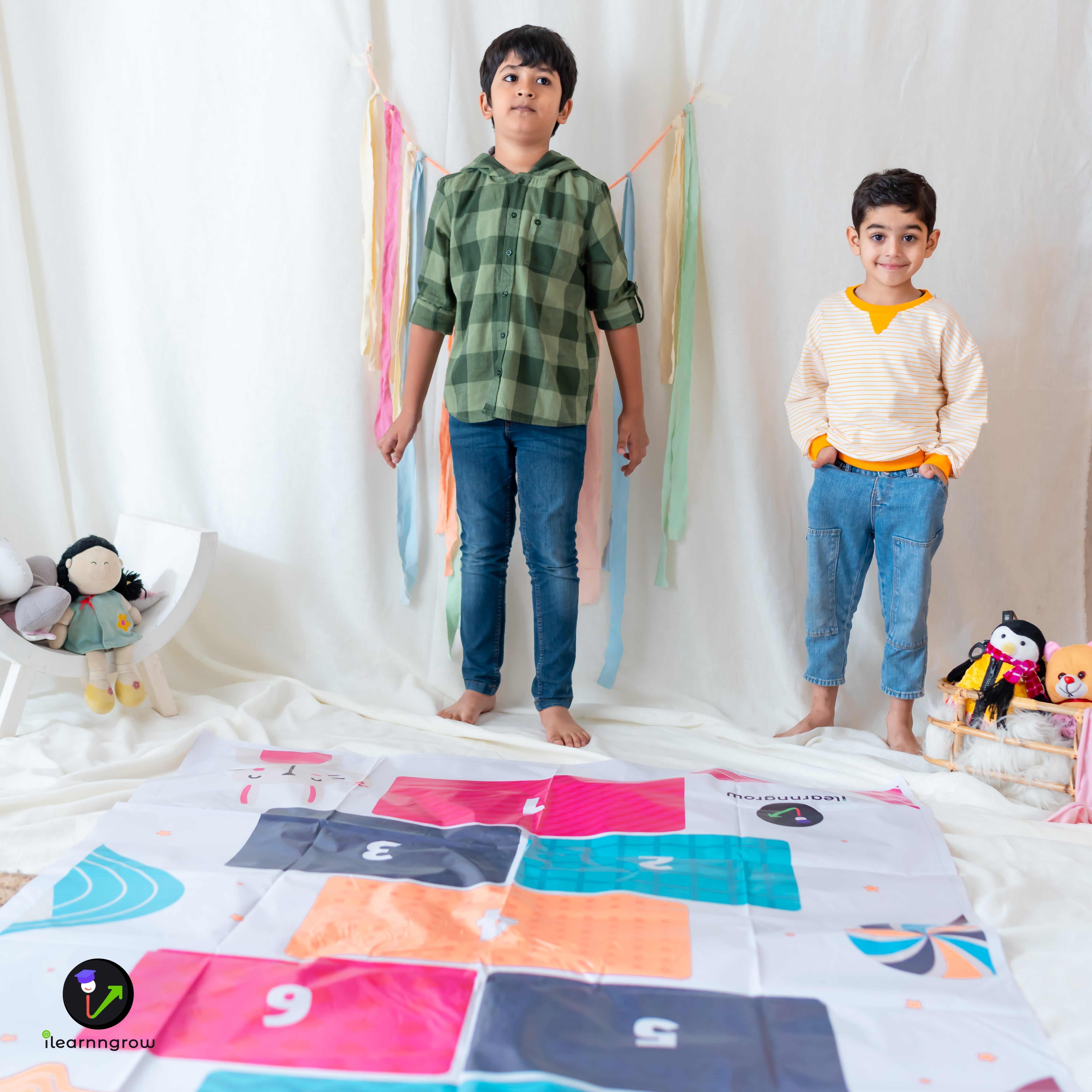 iLearnNgrow Hop Scotch Play Mat - ILGHSPM