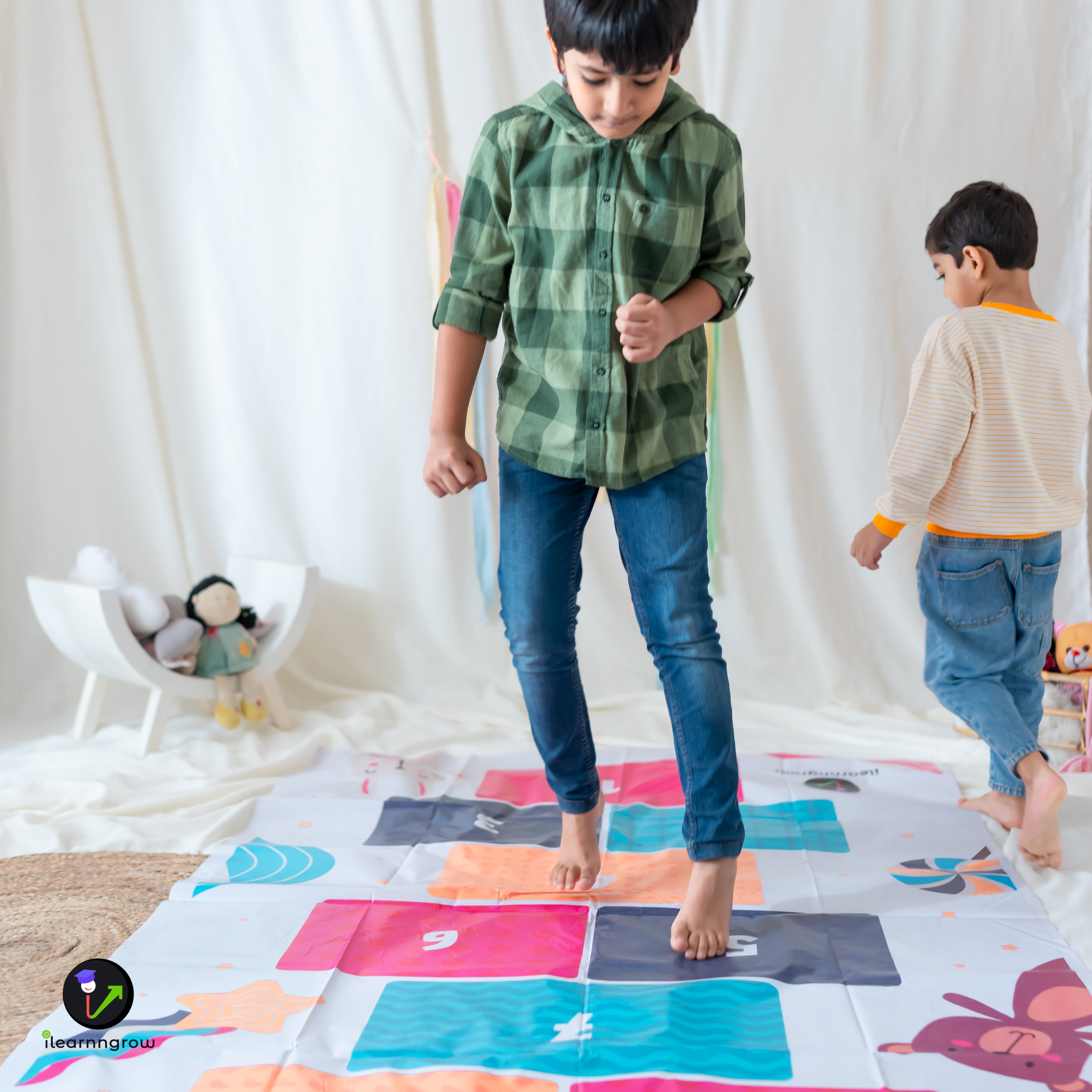 iLearnNgrow Hop Scotch Play Mat - ILGHSPM