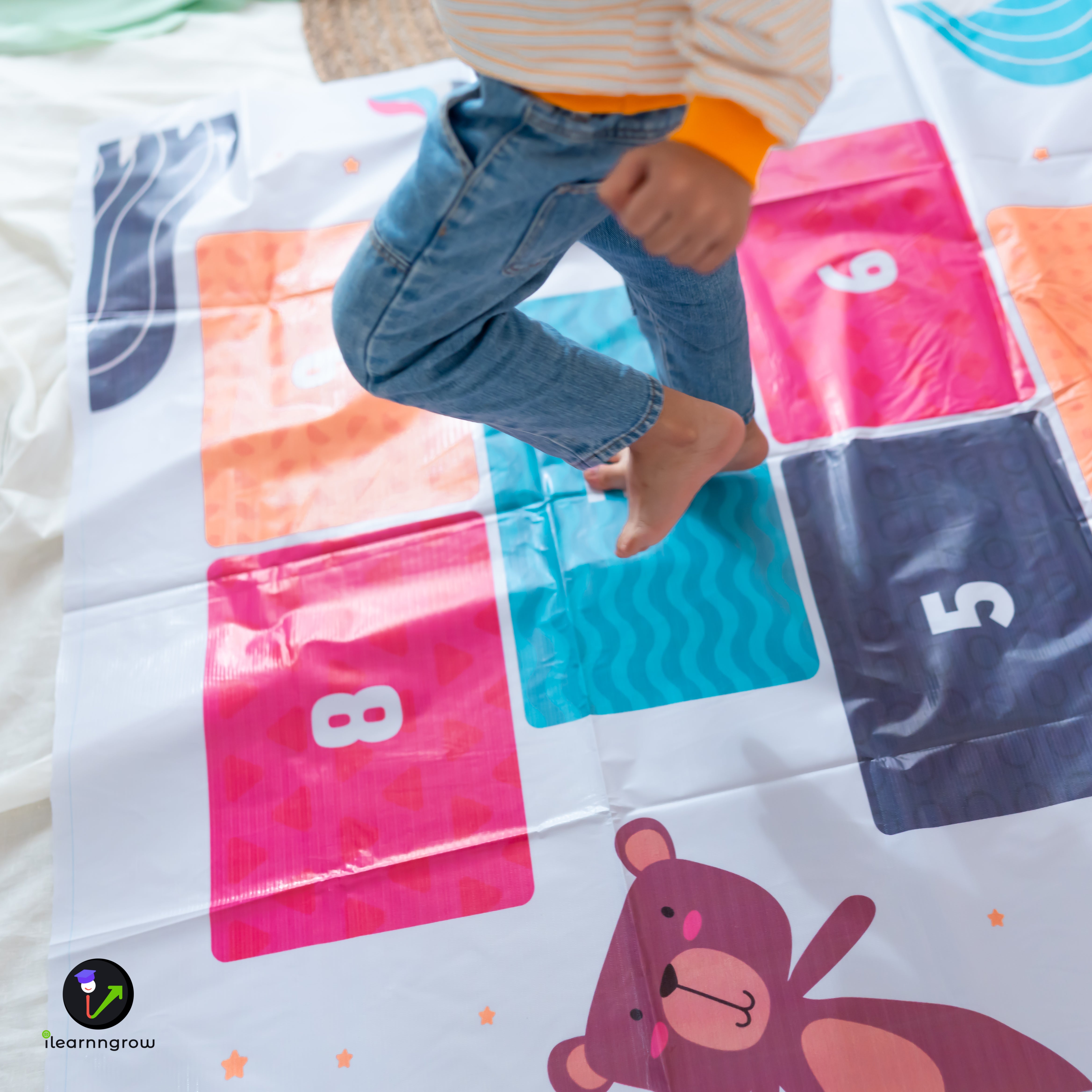 iLearnNgrow Hop Scotch Play Mat - ILGHSPM