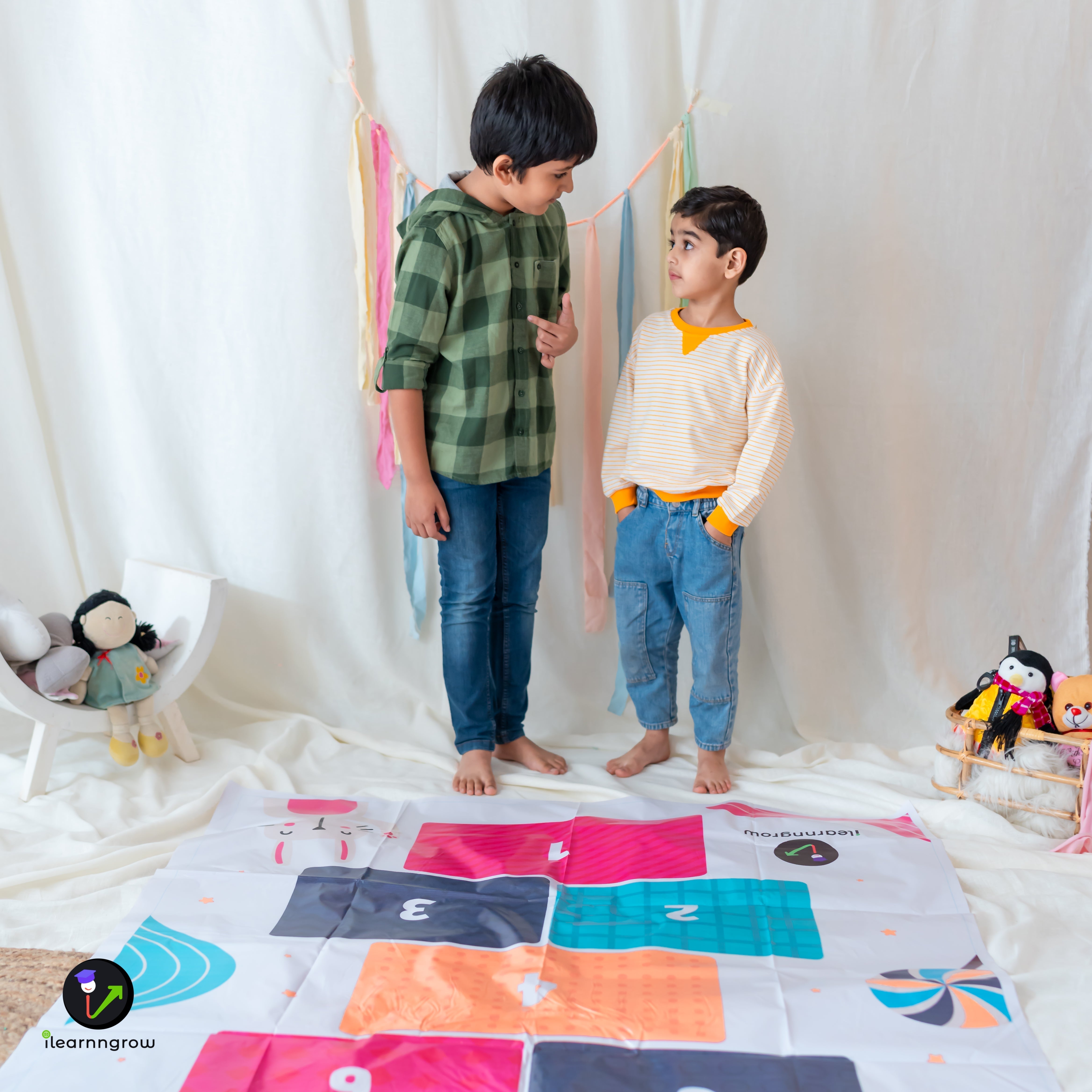 iLearnNgrow Hop Scotch Play Mat - ILGHSPM