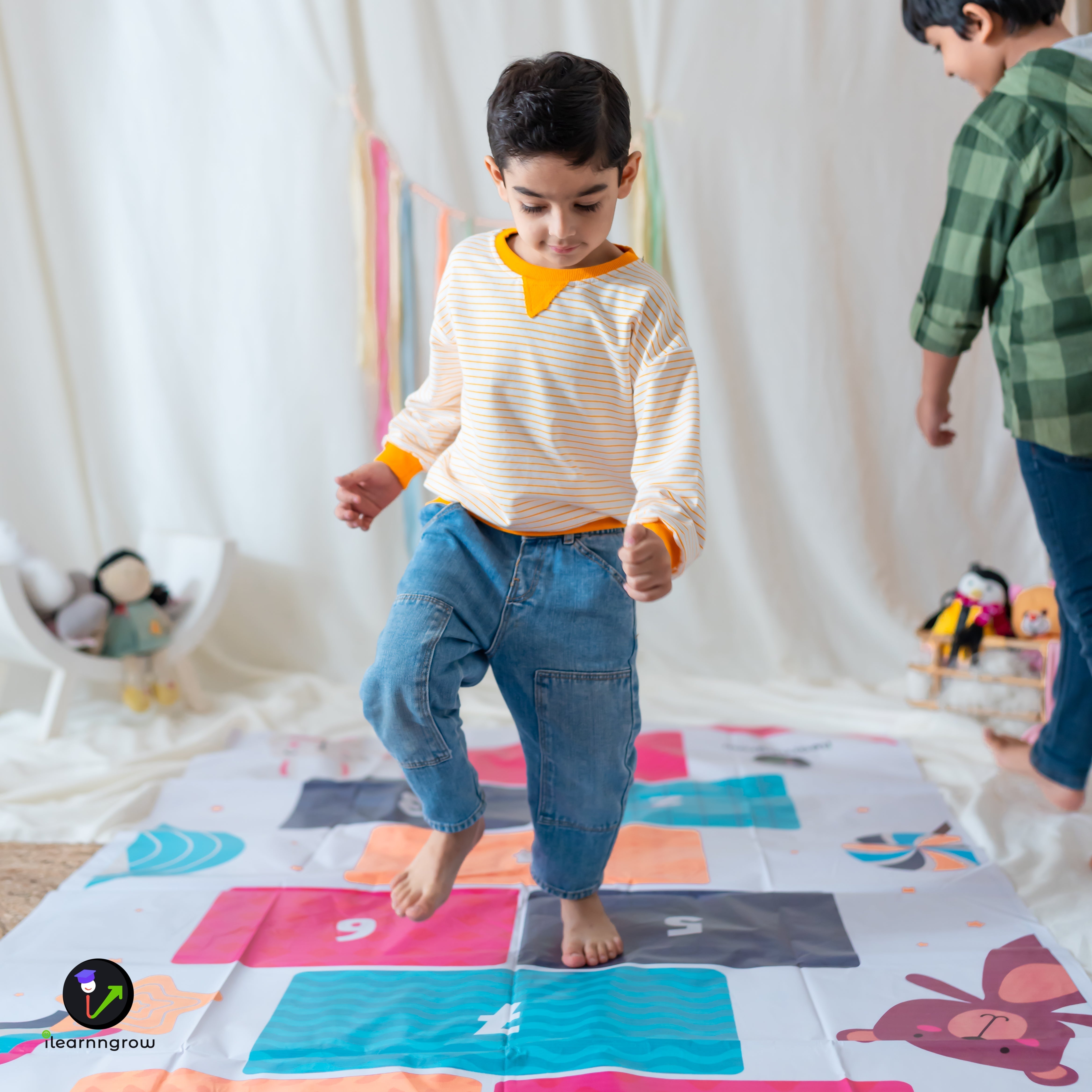 iLearnNgrow Hop Scotch Play Mat - ILGHSPM
