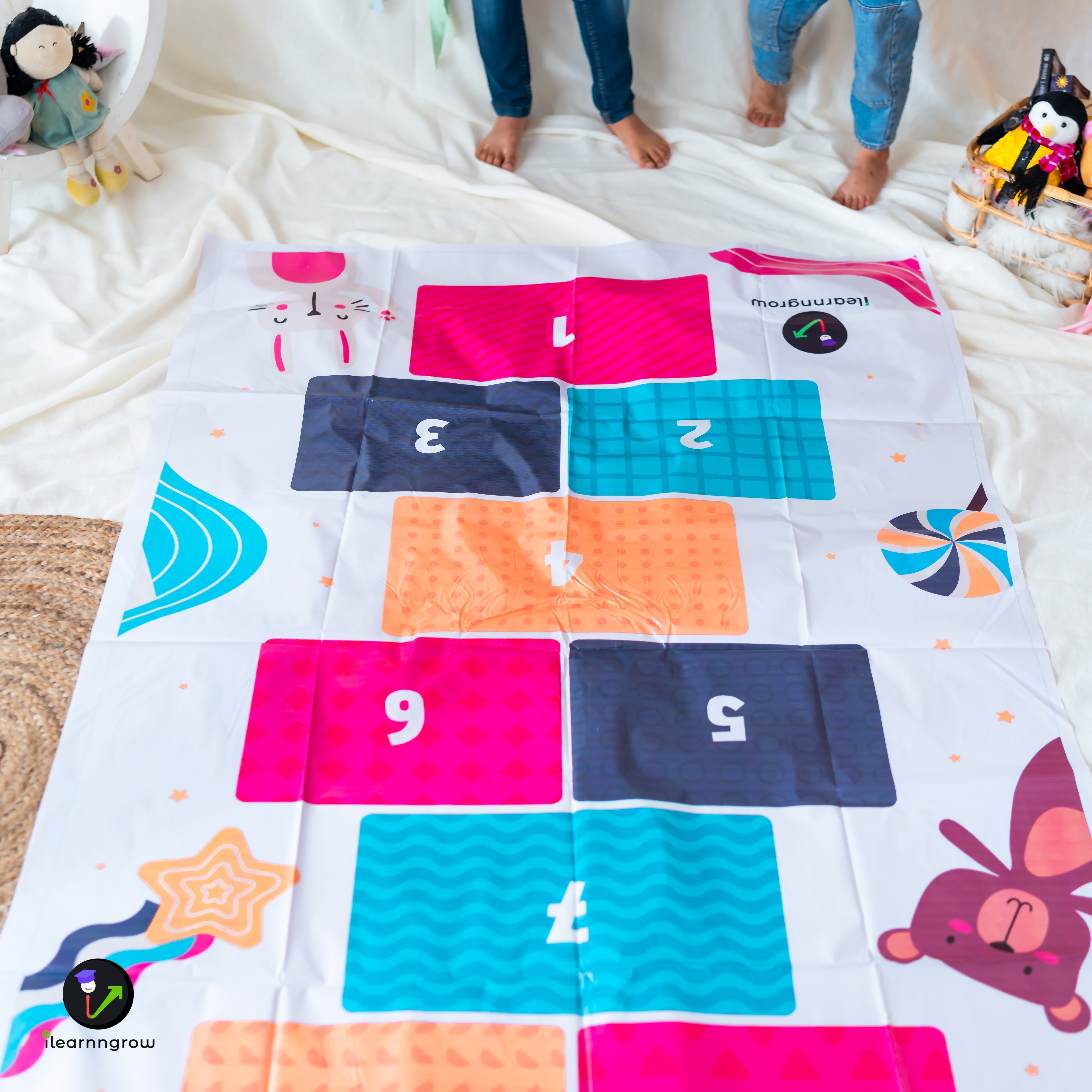 iLearnNgrow Hop Scotch Play Mat - ILGHSPM