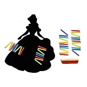 iLearnNgrow Hot Air Baloon Black Board - ilearnngrow Princess Black Board