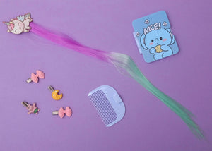 iLearnNGrow Mini Unicorn Hair Extension – Colorful Clip‑On Hair Accessory for Kids - ilearnngrow Learning Solutions Pvt Ltd