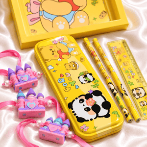 iLearnNGrow Panda Stationery Rakhi Combo | The Mom Store - Stationery Rakhi Combo
