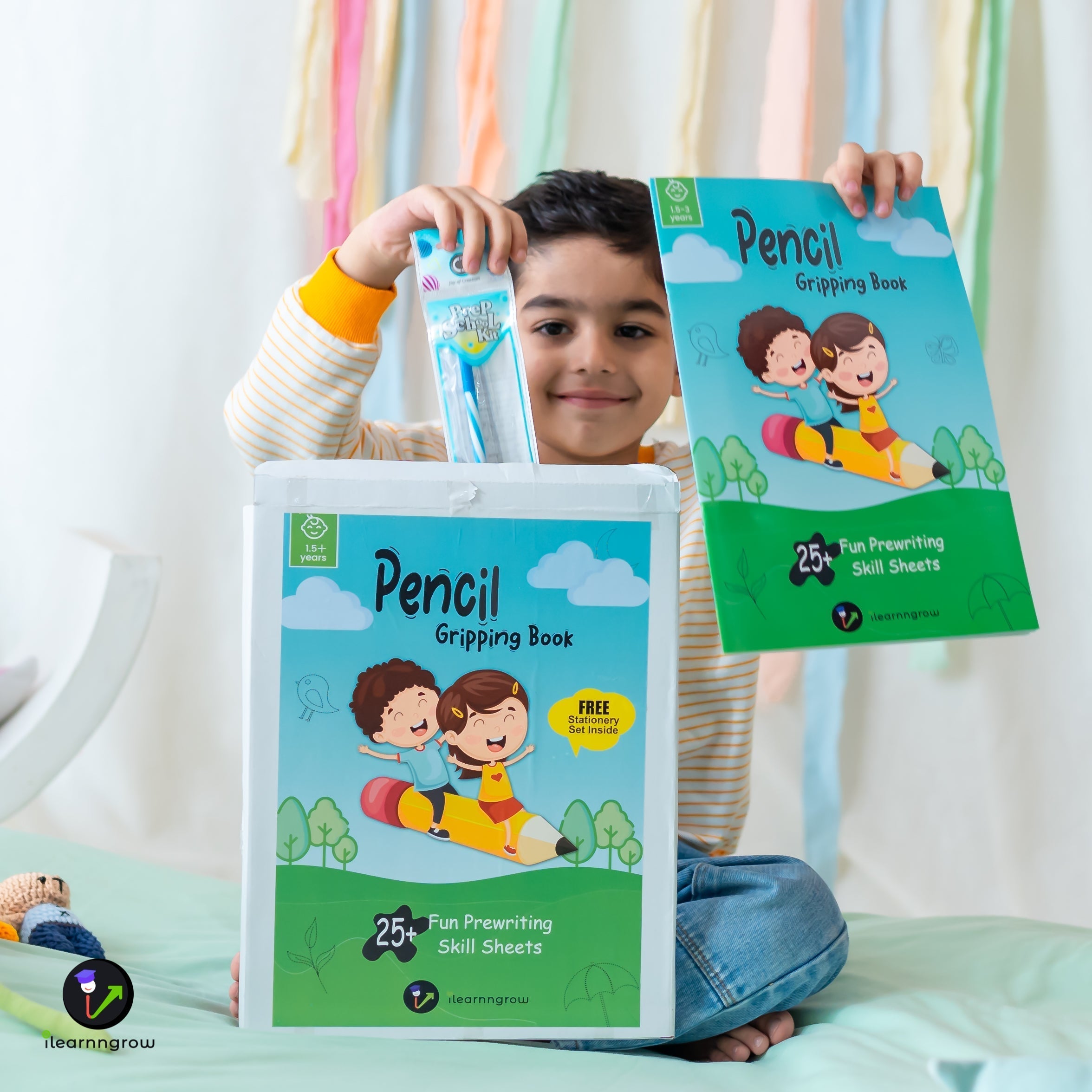 iLearnNgrow Pencil gripping Workbook - ILGPCW