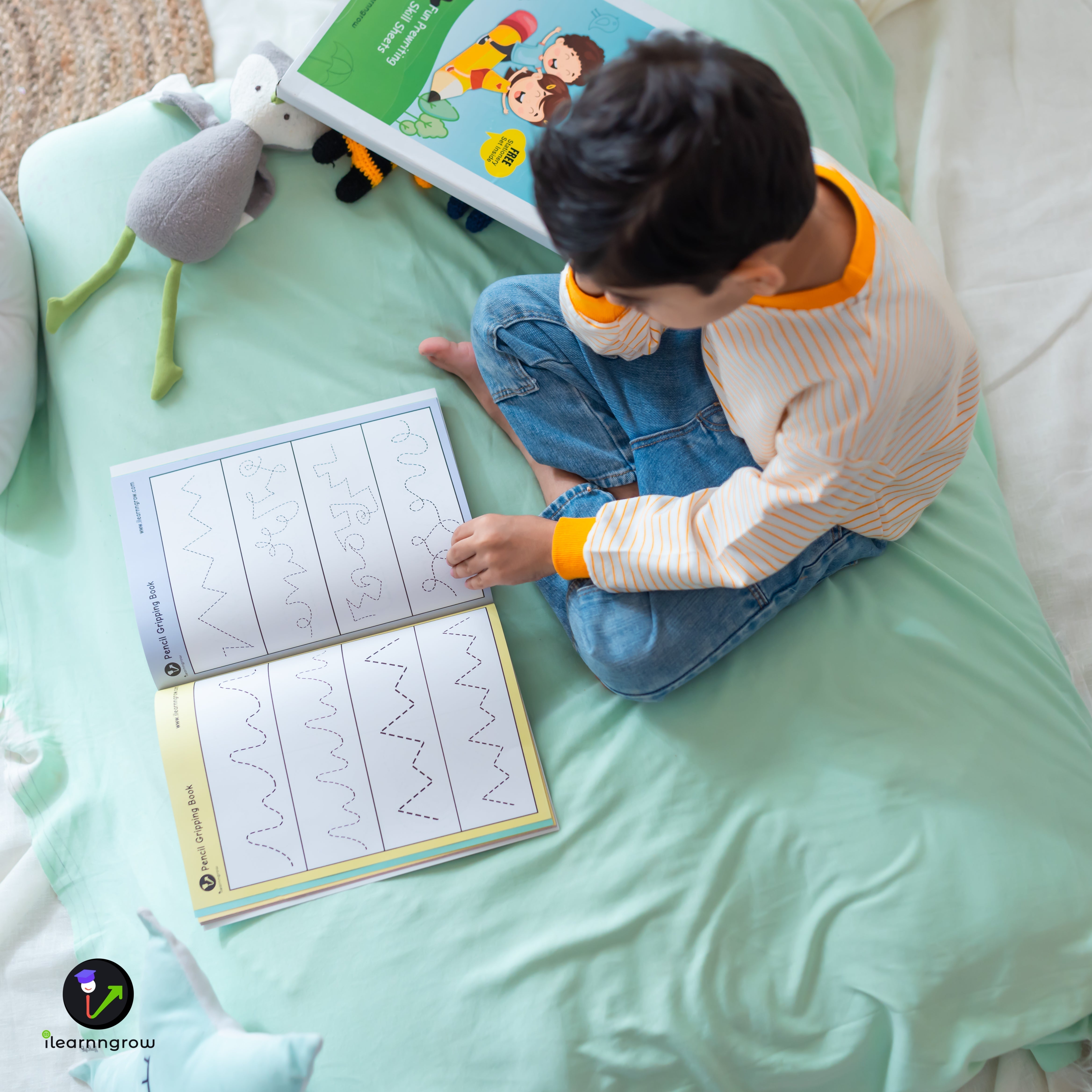 iLearnNgrow Pencil gripping Workbook - ILGPCW