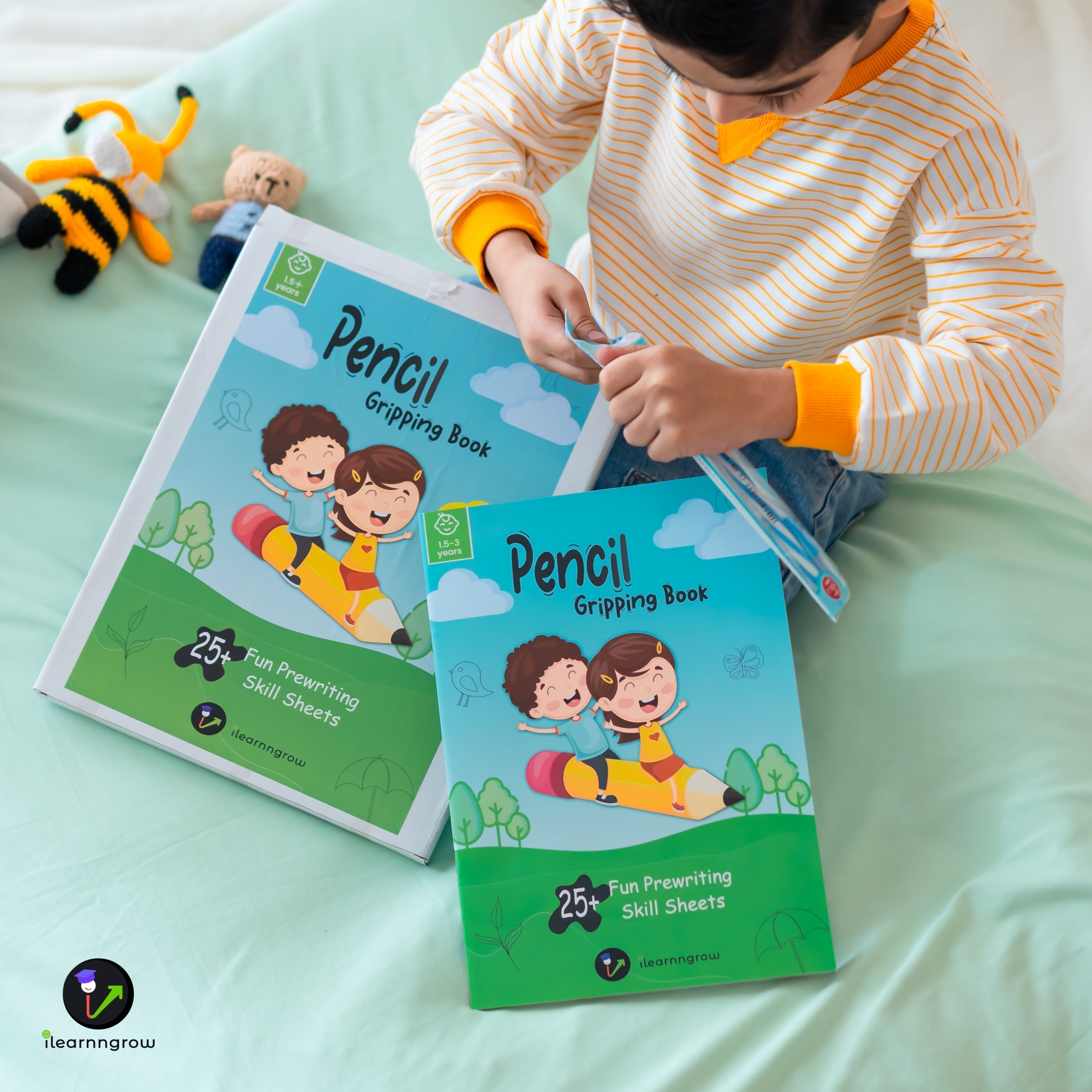 iLearnNgrow Pencil gripping Workbook - ILGPCW