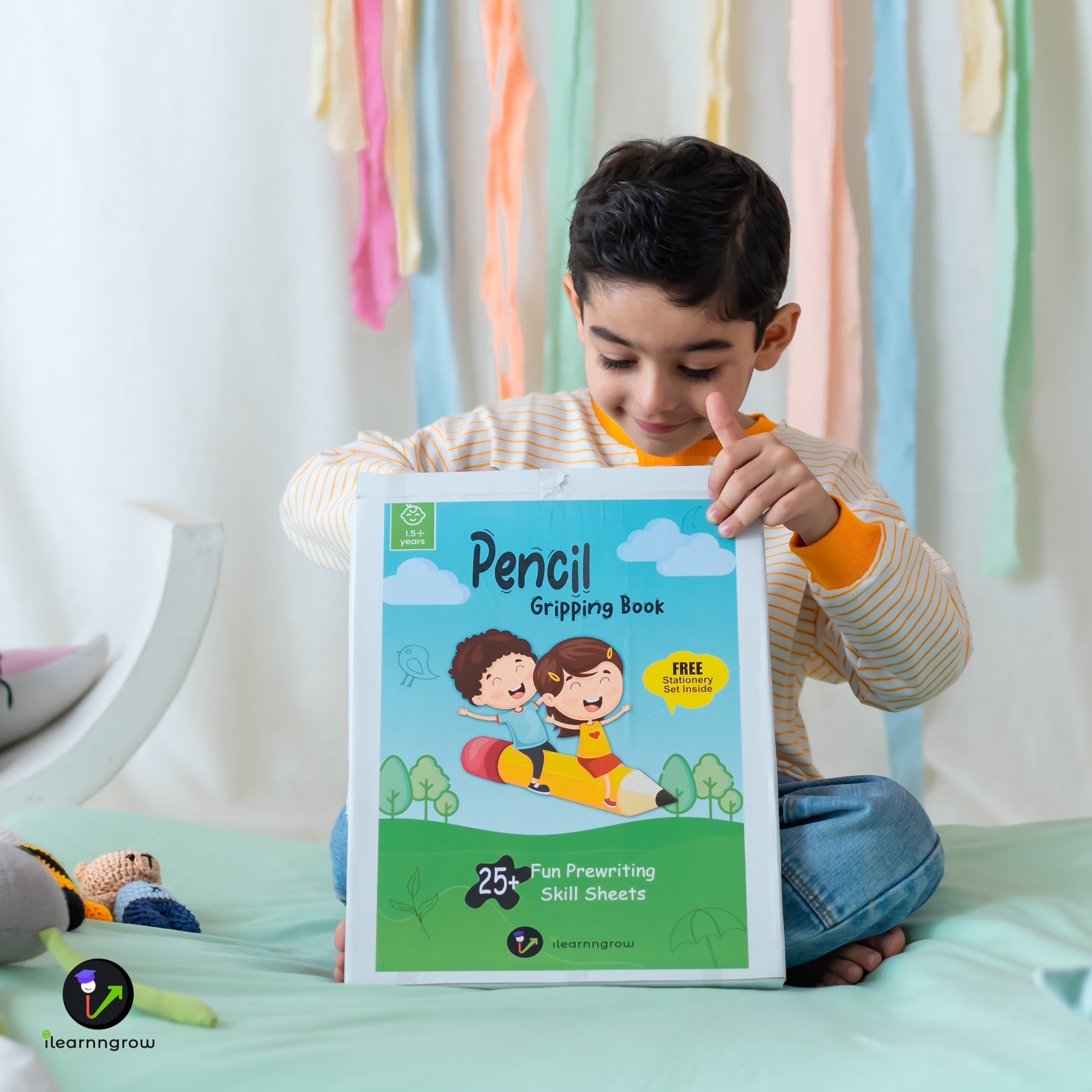 iLearnNgrow Pencil gripping Workbook - ILGPCW