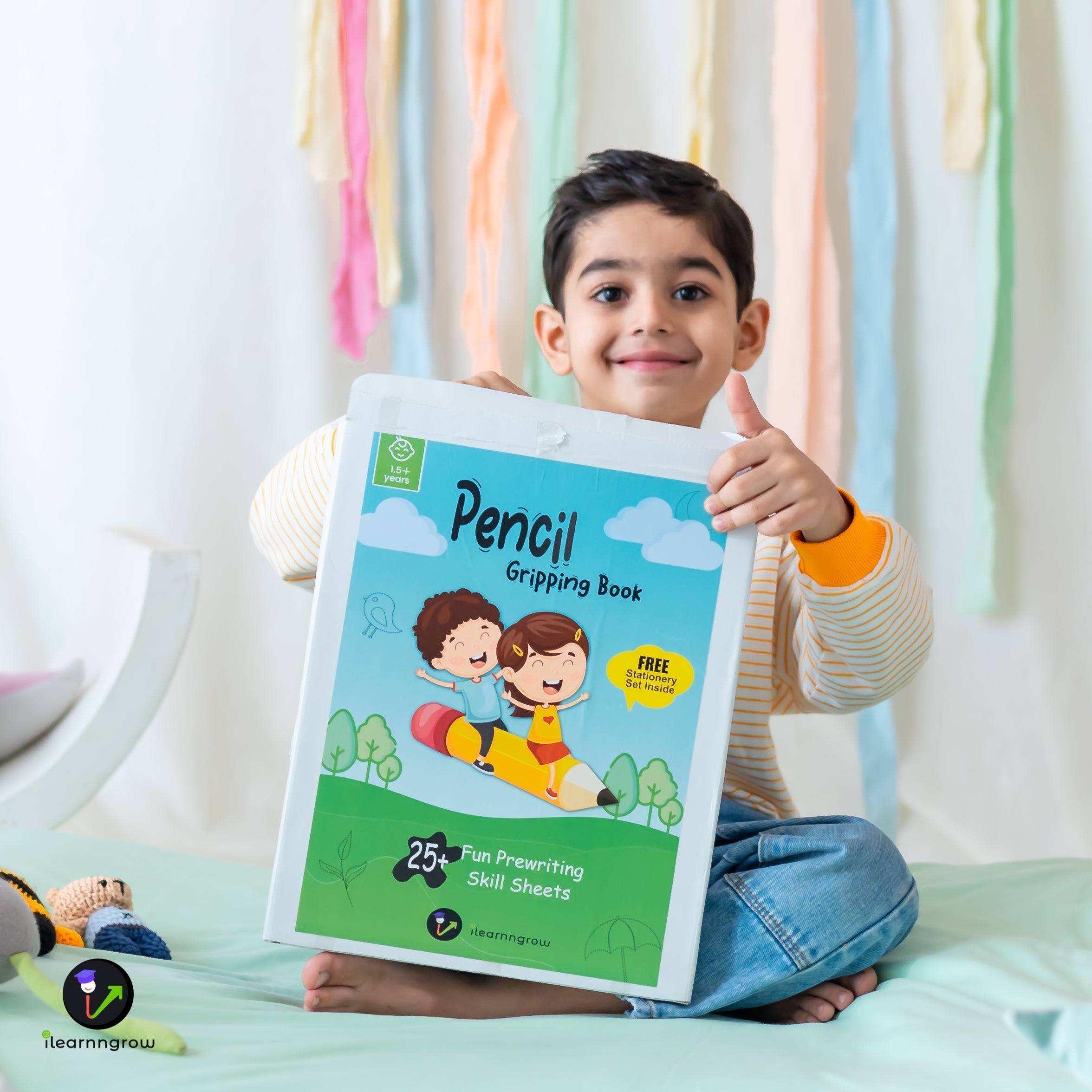 iLearnNgrow Pencil gripping Workbook - ILGPCW