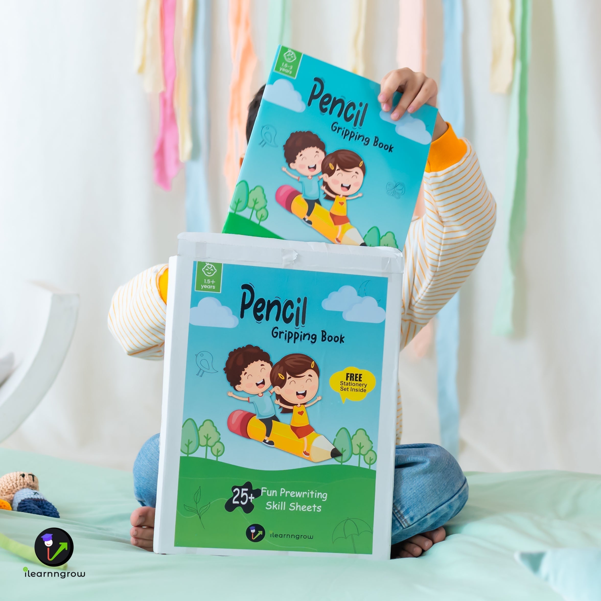 iLearnNgrow Pencil gripping Workbook - ILGPCW