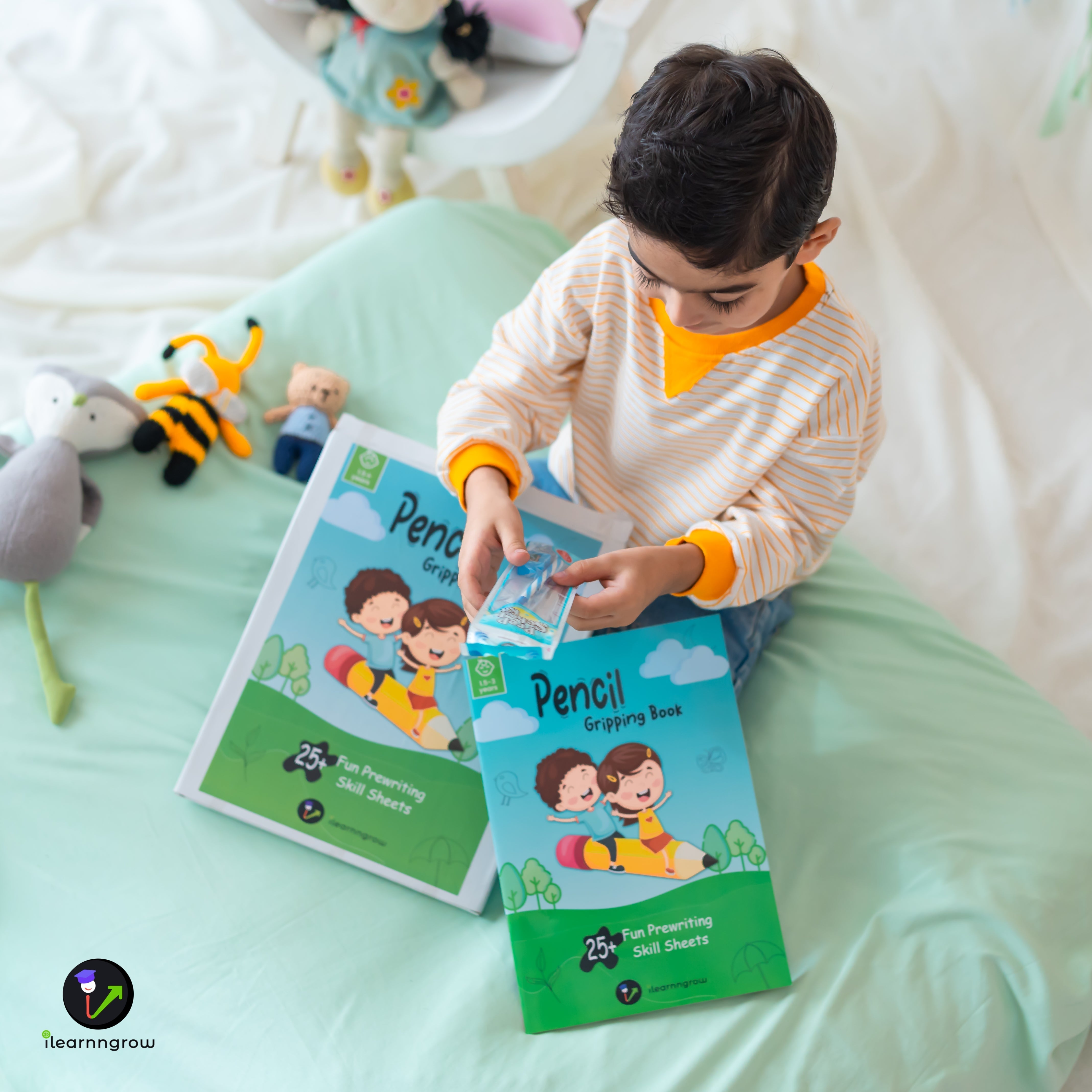 iLearnNgrow Pencil gripping Workbook - ILGPCW