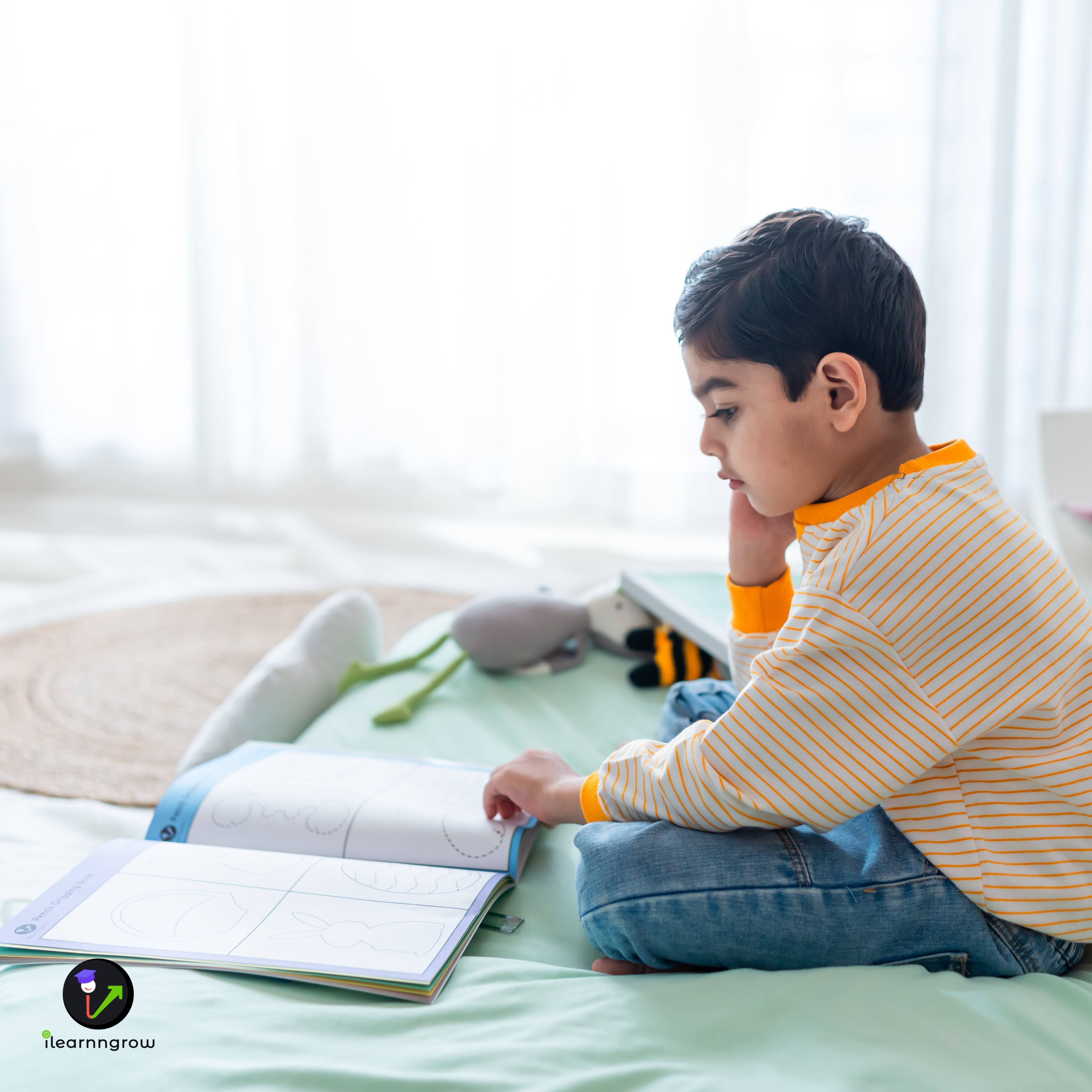 iLearnNgrow Pencil gripping Workbook - ILGPCW