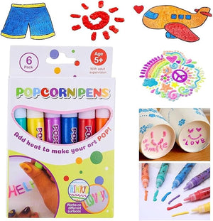 iLearnNGrow PopCorn Pens Fun Popcorn Drawing & Writing Pen Set for Kids - Art & Stationery
