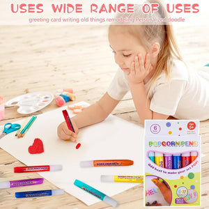 iLearnNGrow PopCorn Pens Fun Popcorn Drawing & Writing Pen Set for Kids - Art & Stationery