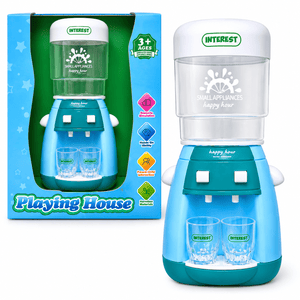 iLearnNGrow Pretend Play Water Dispenser Toy for Kids | Light & Sound Water Cooler with Cups | Kitchen & Home Role Play Toy for Boys & Girls 3+ Years - Pretend Play Toys