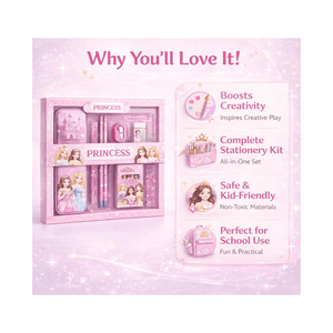 iLearnNGrow Princess Stationery Rakhi Combo | The Mom Store - Stationery Rakhi Combo