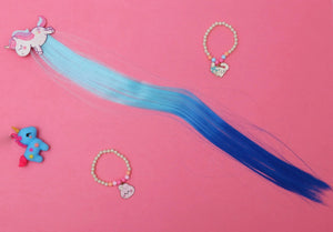 iLearnNGrow Running Unicorn Hair Extension – Colorful Clip‑On Hair Accessory for Kids - ilearnngrow Learning Solutions Pvt Ltd