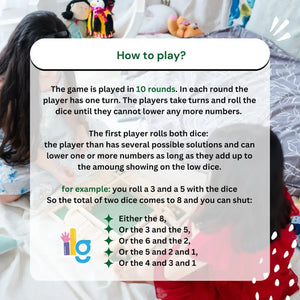 iLearnNGrow Shut The Box – Classic Wooden Shut the Box Dice Game - ilearnngrow Learning Solutions Pvt Ltd