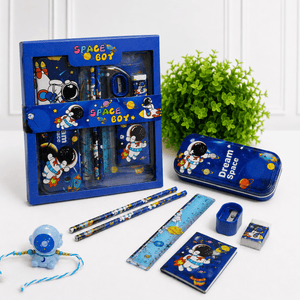 iLearnNGrow Space Stationery Rakhi Combo | The Mom Store - Stationery Rakhi Combo