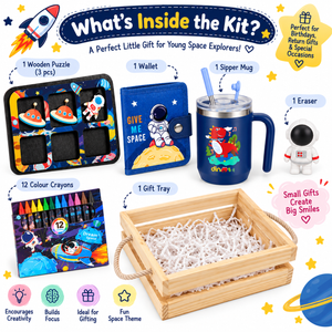 iLearnNGrow Space Wooden Hamper for Kids - Kids Toys