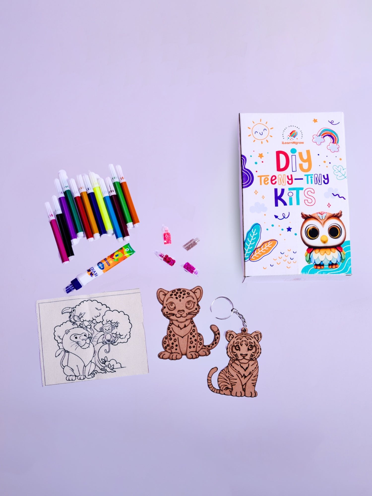 ilearnngrow Teeny Tiny DIY Animal Painting - ILGTTAPK