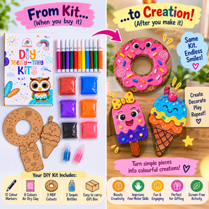 ilearnngrow Teeny Tiny DIY Dessert Kit - Art & Craft