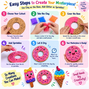 ilearnngrow Teeny Tiny DIY Dessert Kit - Art & Craft