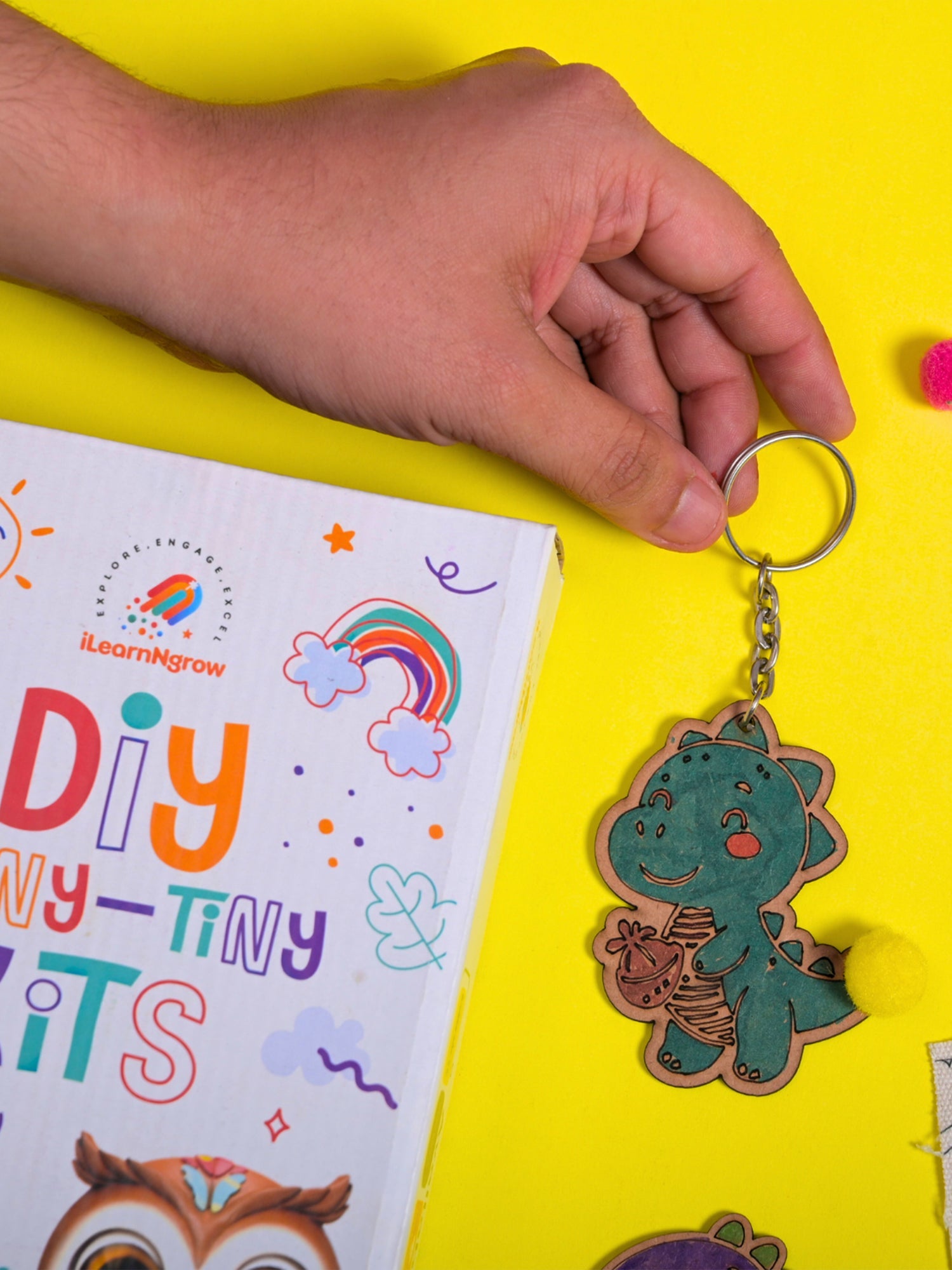 ilearnngrow Teeny Tiny DIY Dino Painting Kit - ILGTTDPK