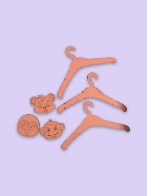 ilearnngrow Teeny Tiny DIY Hanger Set Of 3 - ILGTTHG