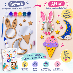 ilearnngrow Teeny Tiny DIY Mirror Set of Three - Kids Toys